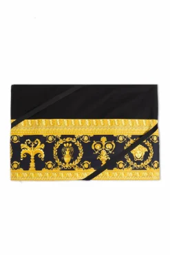 Versace Home BLACK Bedding set: sheet, fitted sheet and two pillowcases