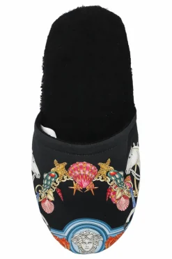Versace Home BLACK Flip-flops with 