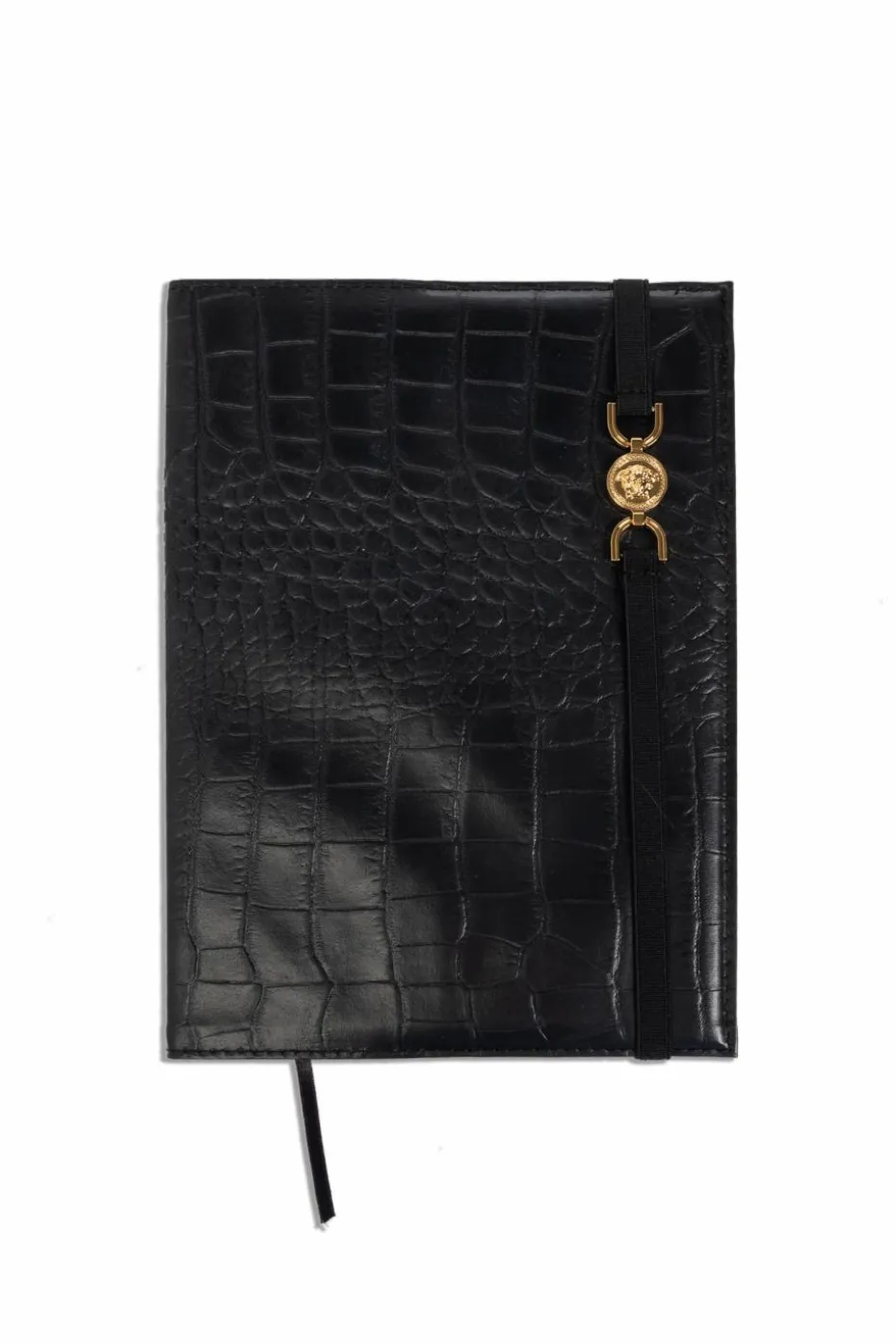 Versace Home BLACK Notebook with leather cover