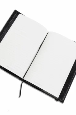 Versace Home BLACK Notebook with leather cover