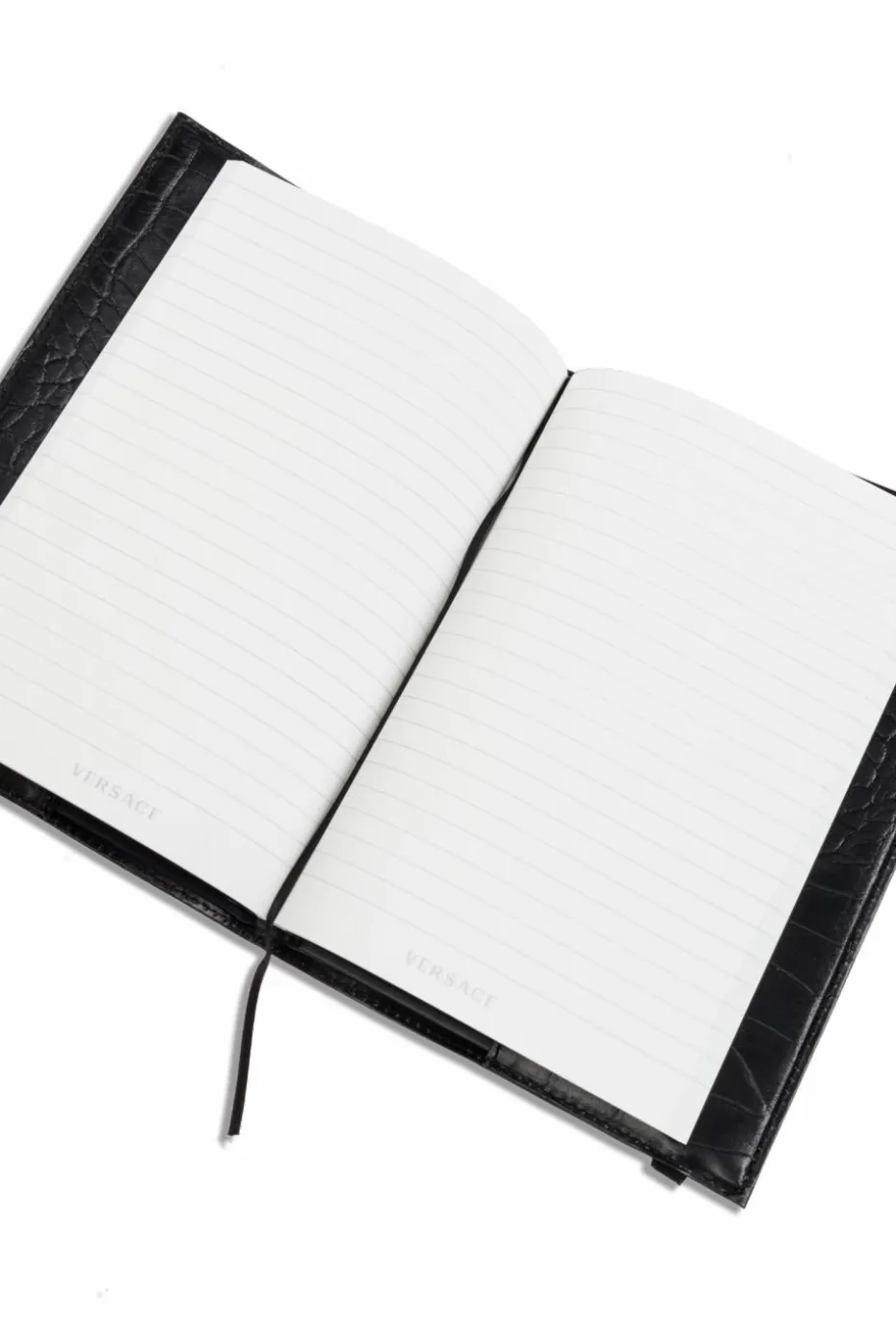 Versace Home BLACK Notebook with leather cover