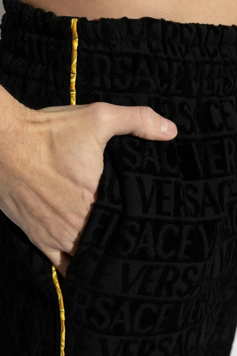 Versace Home BLACK Pants with logo