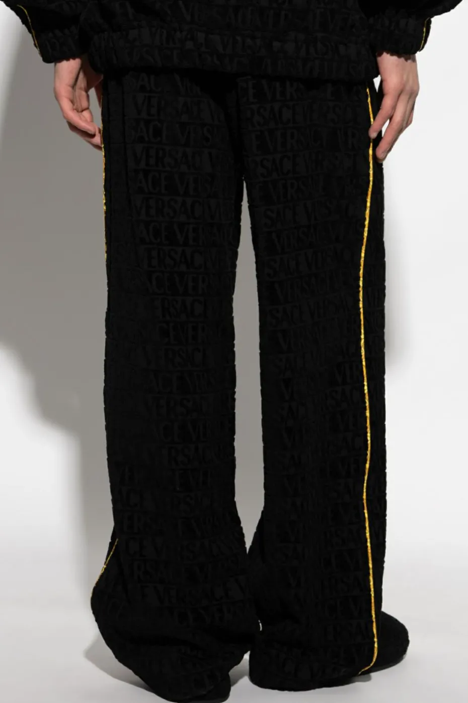 Versace Home BLACK Pants with logo
