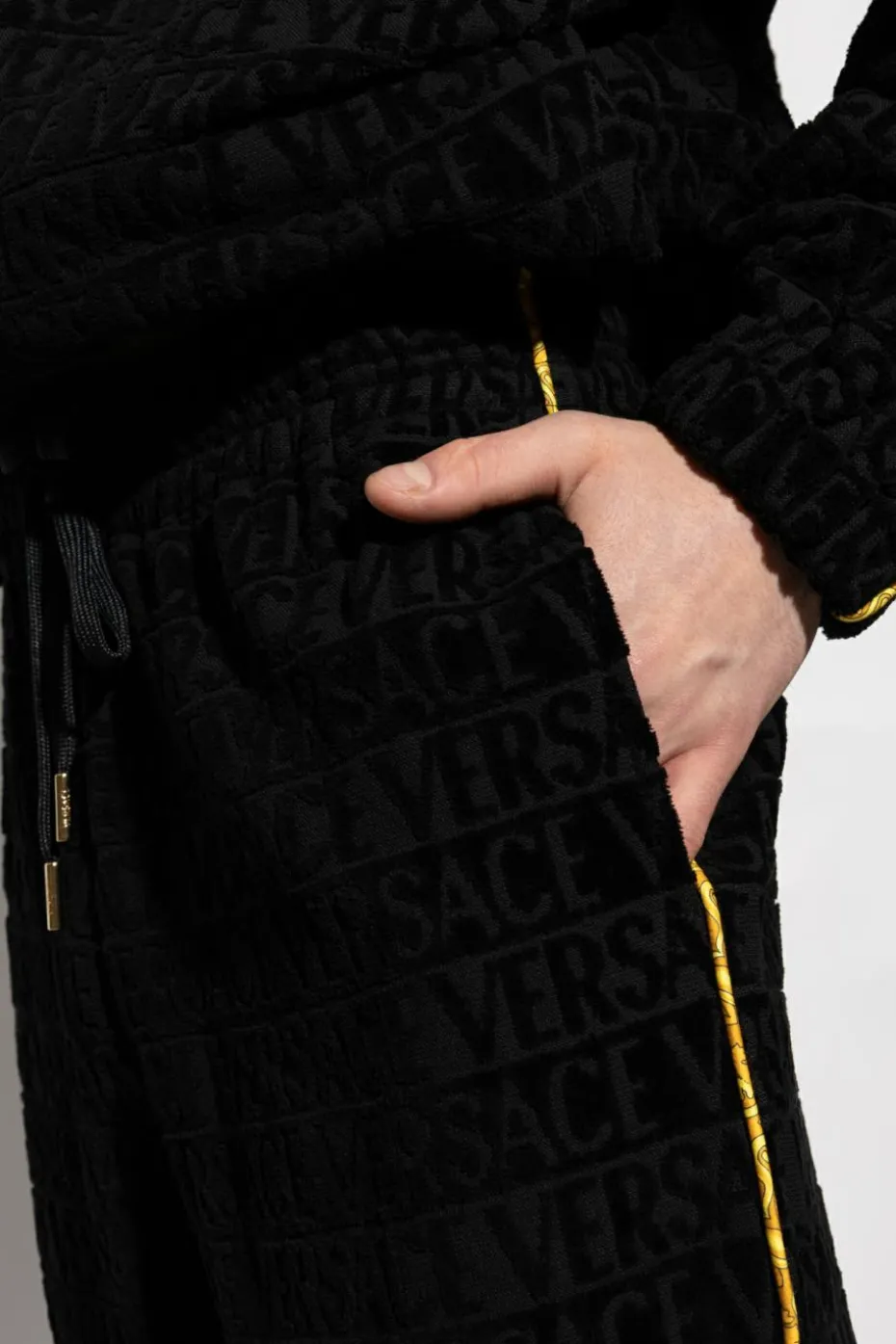 Versace Home BLACK Pants with logo