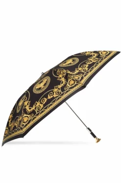 Versace Home BLACK Parasol with print `La Coupe Des Dieux`