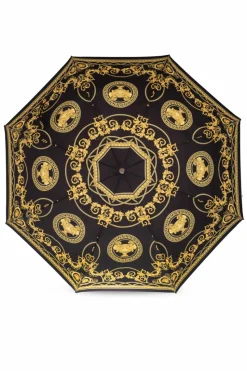 Versace Home BLACK Parasol with print `La Coupe Des Dieux`
