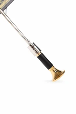 Versace Home BLACK Parasol with print `La Coupe Des Dieux`