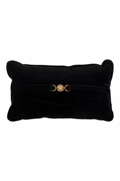 Versace Home BLACK Pillow with an application in the shape of the head of Medusa