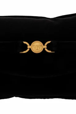 Versace Home BLACK Pillow with an application in the shape of the head of Medusa