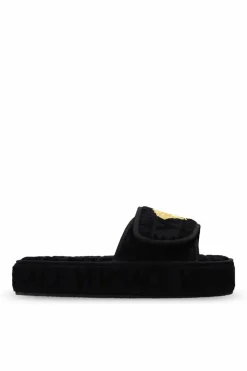 Versace Home BLACK Platform slides