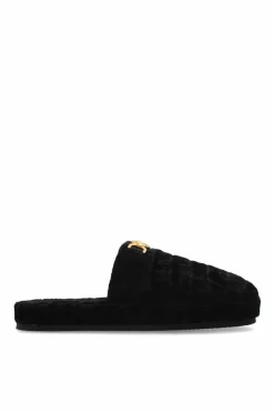Versace Home BLACK Slippers with logo