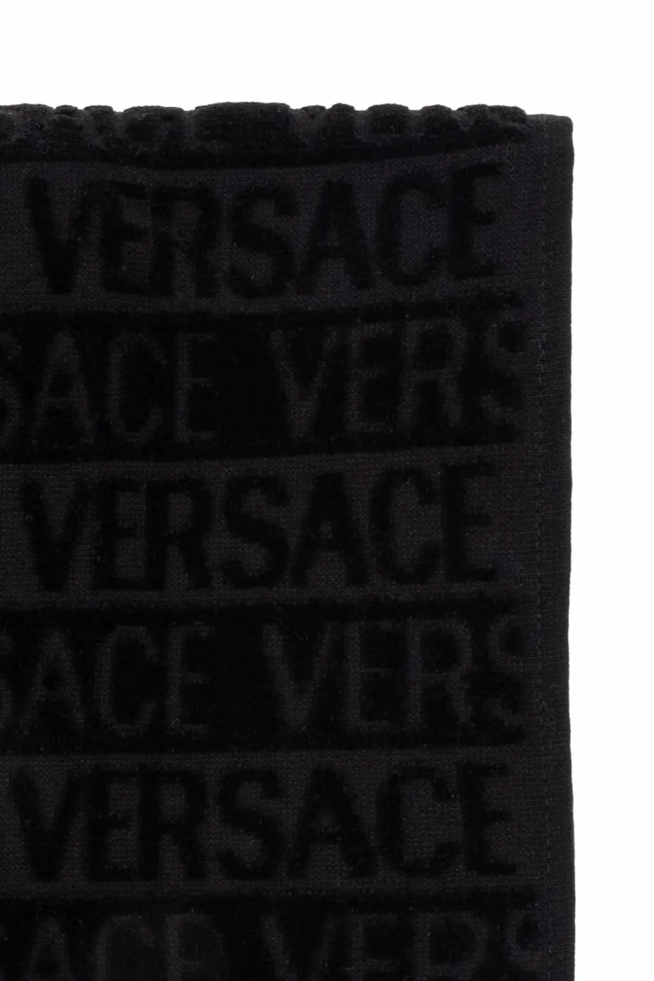 Versace Home BLACK Towel with logo