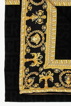 Versace Home BLACK Wool blanket