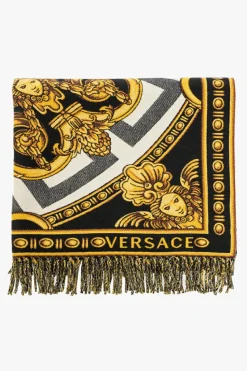 Versace Home BLACK Wool blanket