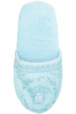 Versace Home BLUE Cotton slippers