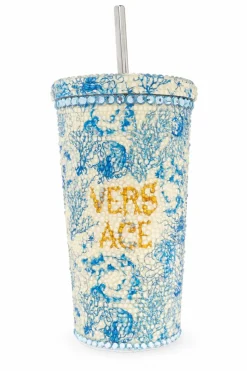 Versace Home BLUE Thermal cup with straw