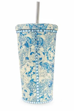 Versace Home BLUE Thermal cup with straw