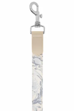 Versace Home cream Dog leash with Barocco print