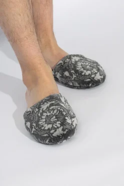 Versace Home GREY Cotton slippers