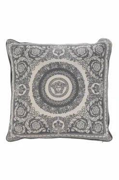 Versace Home GREY Crete de Fleur cushion