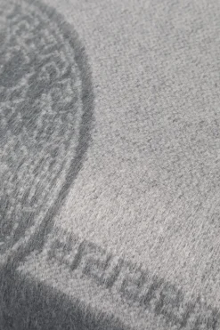Versace Home GREY Cushion with Medusa face