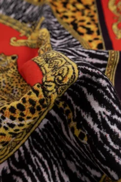Versace Home MULTICOLOUR Wool blanket with fringes