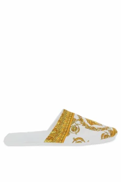 Versace Home WHITE Baroque print slides