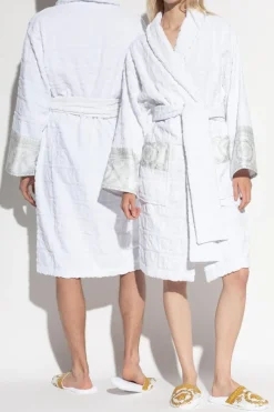 Versace Home WHITE Robe with belt