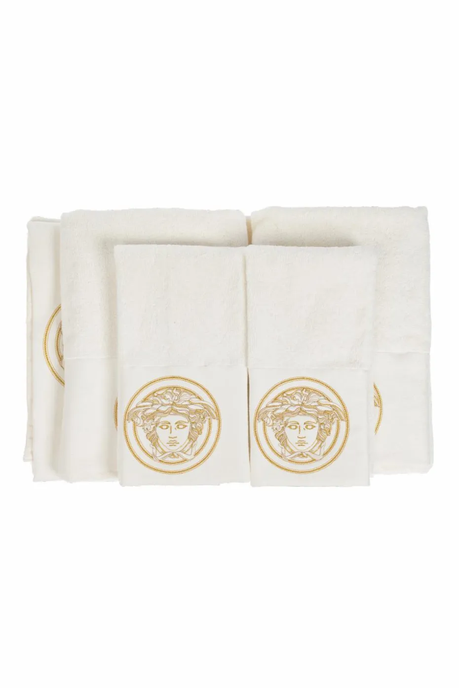 Versace Home WHITE Set of five towels