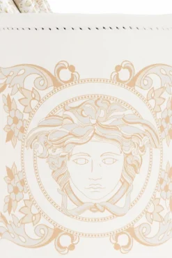 Versace Home WHITE Set: six pencils and container