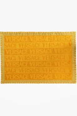 Versace Home YELLOW Bathroom mat with logo