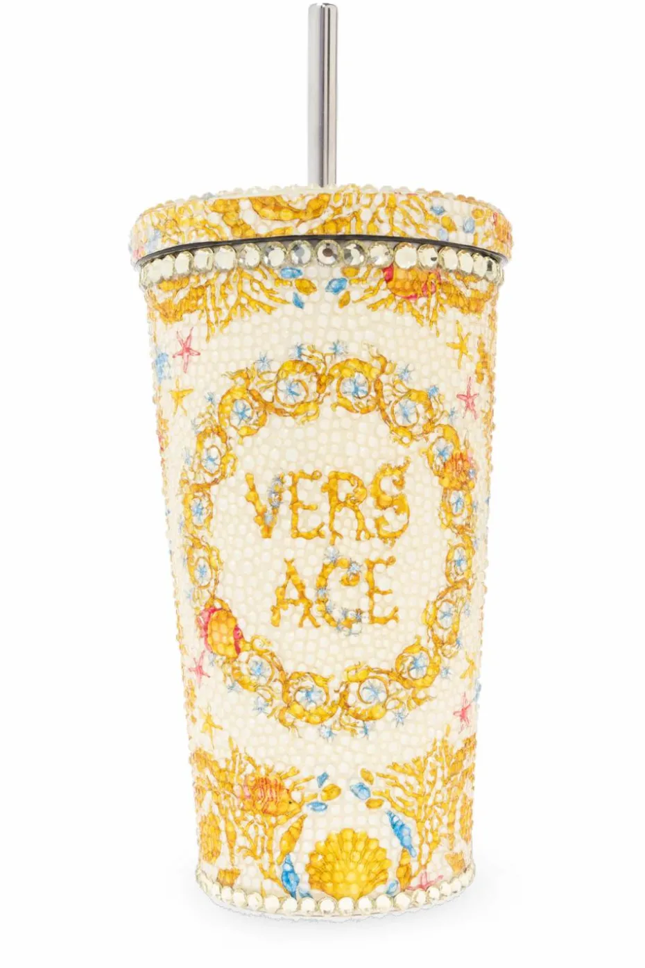 Versace Home YELLOW Thermal cup with straw