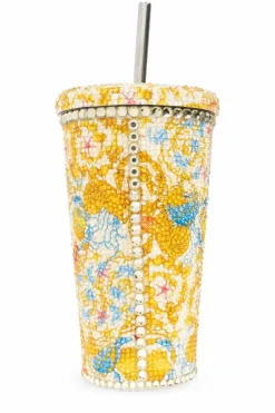 Versace Home YELLOW Thermal cup with straw
