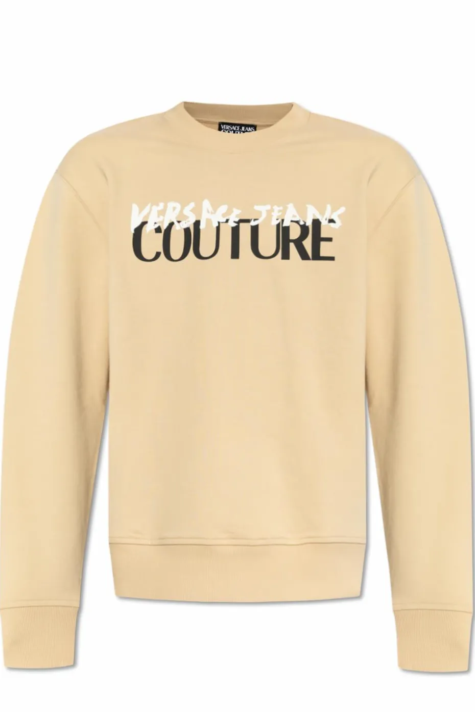 Versace Jeans Couture beige Sweatshirt with printed logo