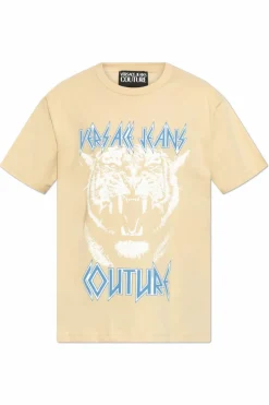 Versace Jeans Couture beige Printed T-shirt