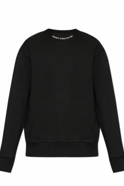 Versace Jeans Couture BLACK Sweatshirt with printed logo