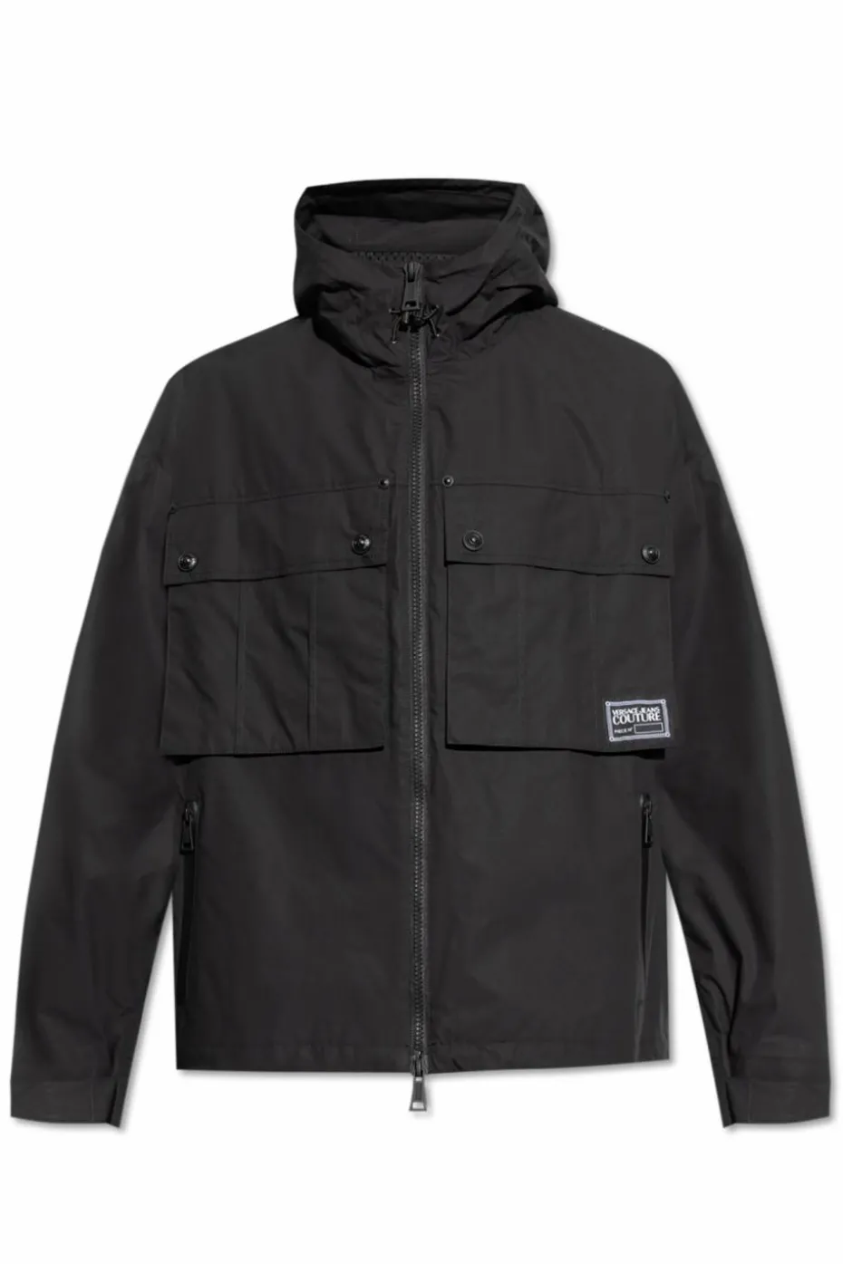 Versace Jeans Couture BLACK Hooded jacket