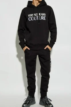 Versace Jeans Couture BLACK Sweatpants with logo