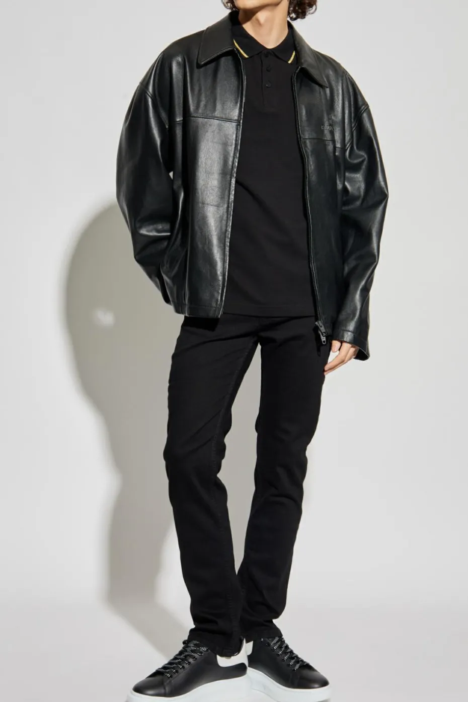 Versace Jeans Couture BLACK Tapered leg jeans