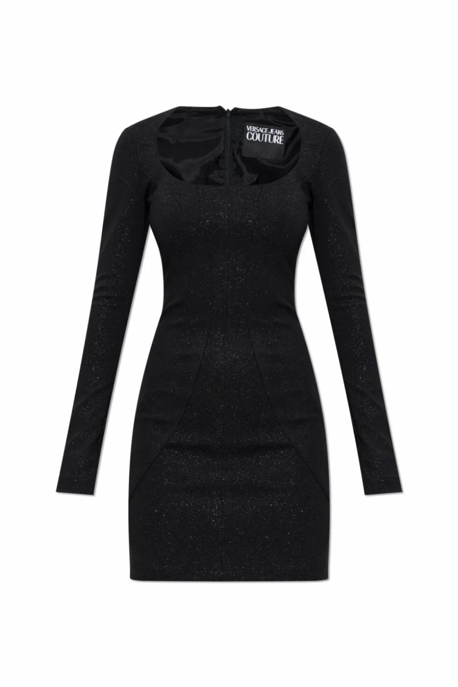 Versace Jeans Couture BLACK Dress with lurex thread