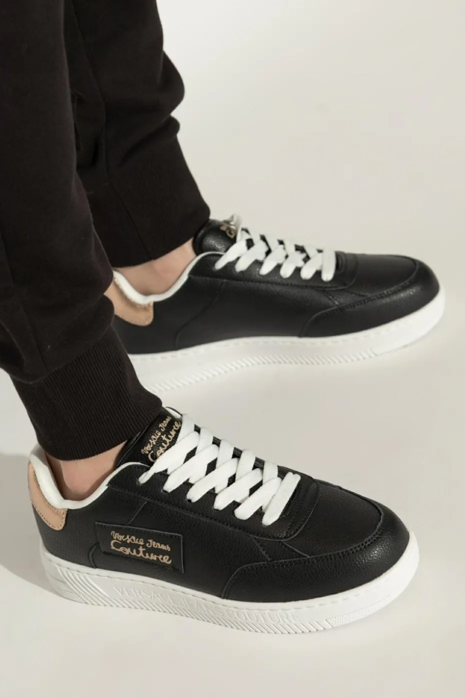 Versace Jeans Couture BLACK Sneakers with logo