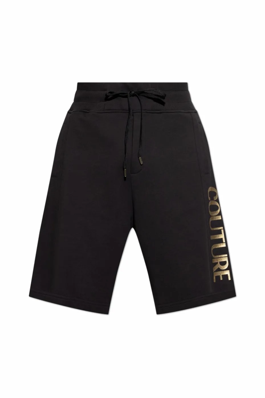 Versace Jeans Couture BLACK Shorts with printed logo