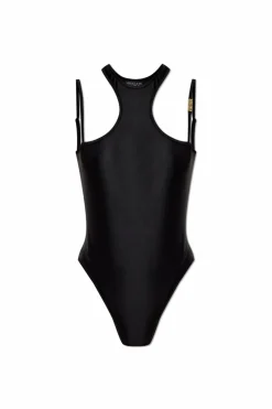 Versace Jeans Couture BLACK Off-the-shoulder bodysuit