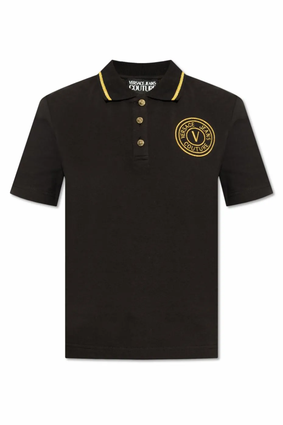 Versace Jeans Couture BLACK Polo with logo