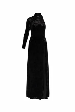 Versace Jeans Couture BLACK Velour dress