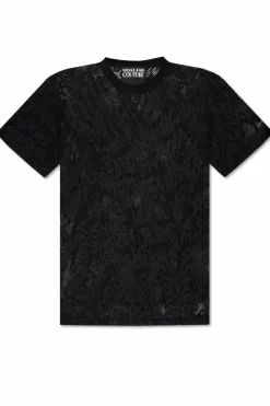 Versace Jeans Couture BLACK Lace T-shirt