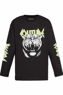 Versace Jeans Couture BLACK Long sleeve T-shirt