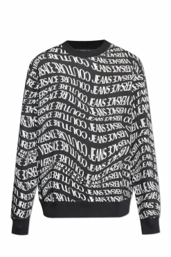 Versace Jeans Couture BLACK Sweatshirt with logo