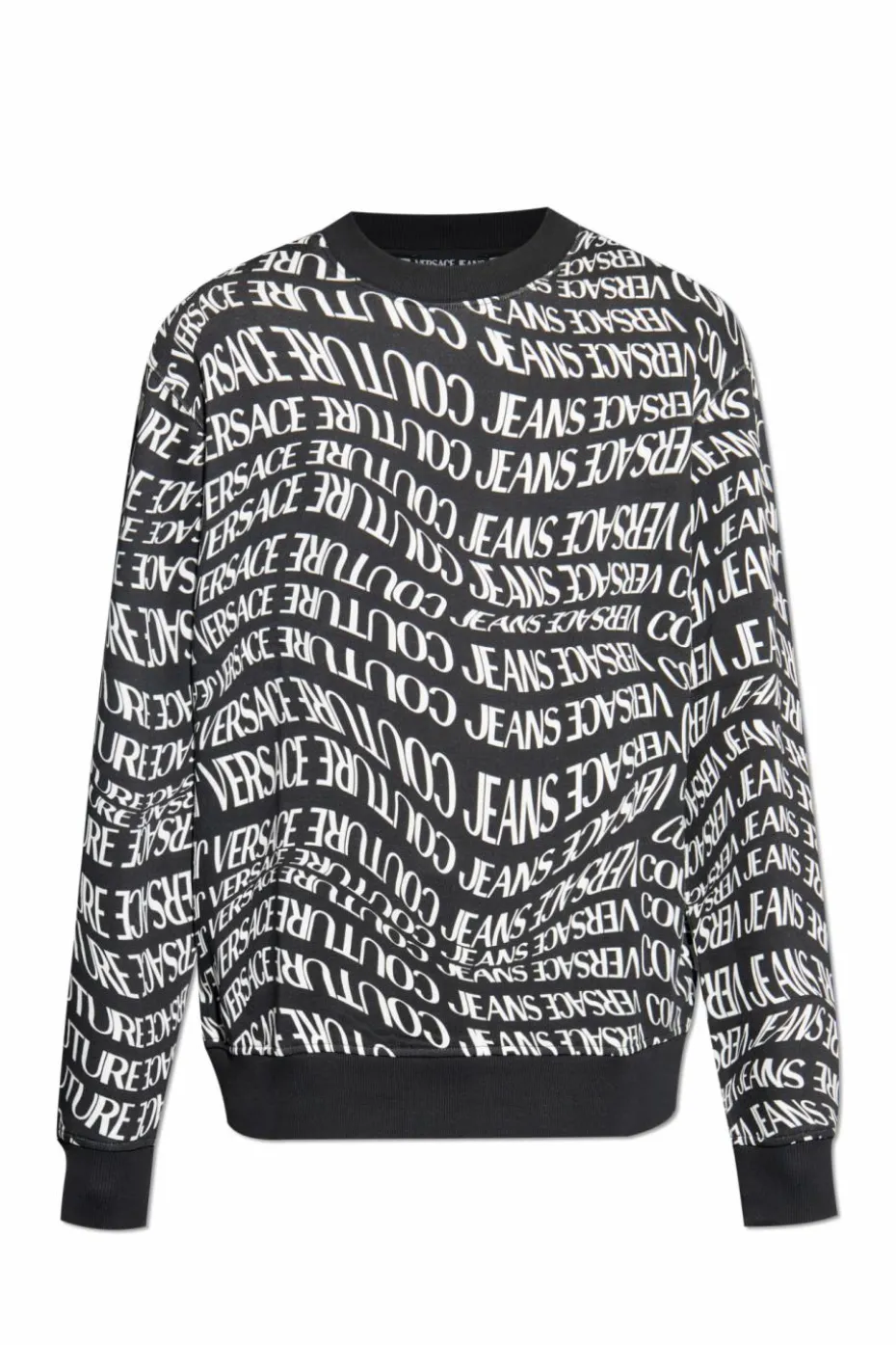 Versace Jeans Couture BLACK Sweatshirt with logo