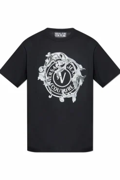 Versace Jeans Couture BLACK T-shirt with print